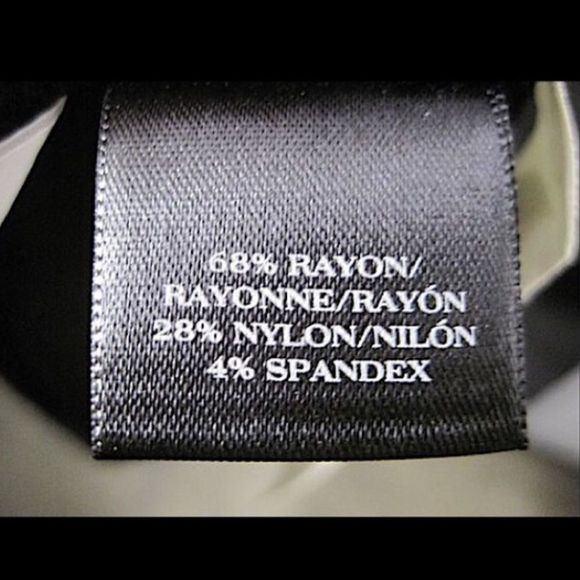 ANN TAYLOR Black Knee Length Pencil Dress w Round Neck Short Sleeve Stretch NWT - Picture 5 of 6